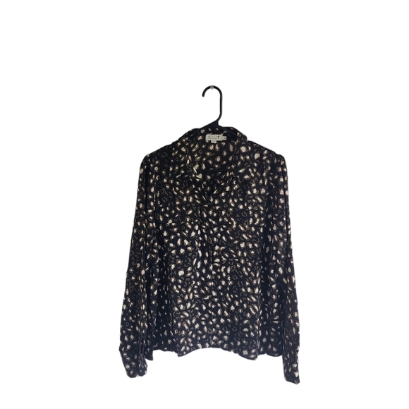 Molly Bracken Black Blouse with Chest Pockets Size XL - Picture 10 of 11